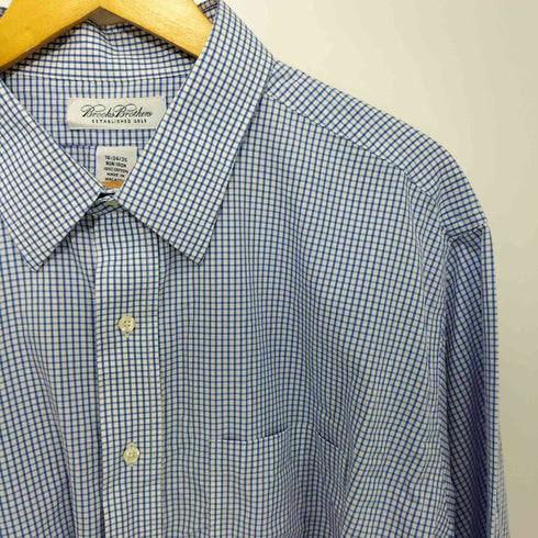 ブルックスブラザーズ BROOKS BROTHERS チェック ロングスリーブシャツ メンズ import:XXL