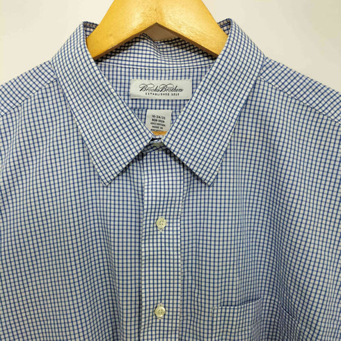 ブルックスブラザーズ BROOKS BROTHERS チェック ロングスリーブシャツ メンズ import:XXL