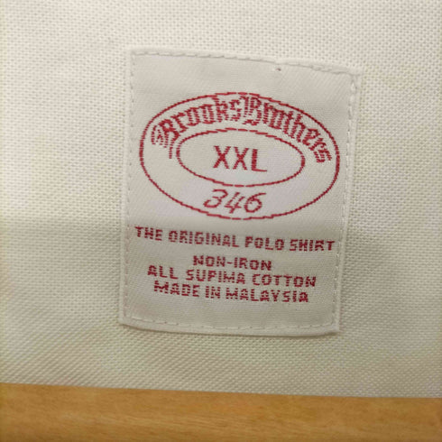 ブルックスブラザーズ 346 BROOKS BROTHERS ロゴ刺繍 ボタンダウン ロングスリーブシャツ メンズ import:XXL
