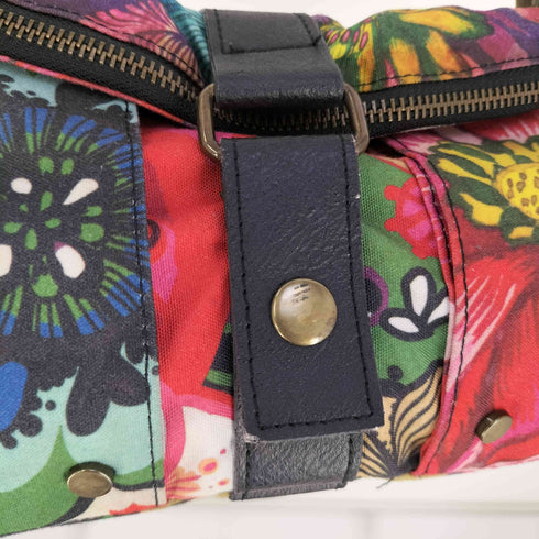 デシグアル Desigual 花柄 レザー切替 ショルダーバッグ レディース