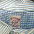 ブルックスブラザーズ BROOKS BROTHERS MADISON ストライプ柄 袖裏ギンガムチェック ボタンダウン ロングスリーブシャツ メンズ import:XXL