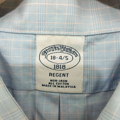ブルックスブラザーズ BROOKS BROTHERS チェック柄 ロングスリーブシャツ メンズ 18-4/5
