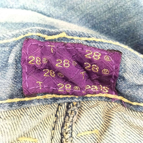 リペア加工デニムパンツ Y2K レディース 28