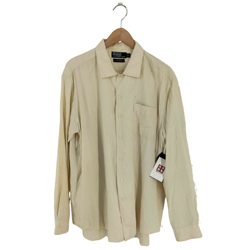 ポロバイラルフローレン Polo by RALPH LAUREN BONNARD シルクコットン オープンカラー シャツ メンズ import:L