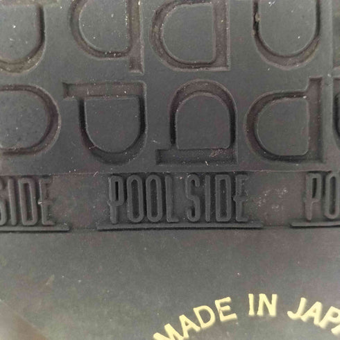 プールサイド POOLSIDE サイドジップ レザーロングブーツ レディース 23 1/2