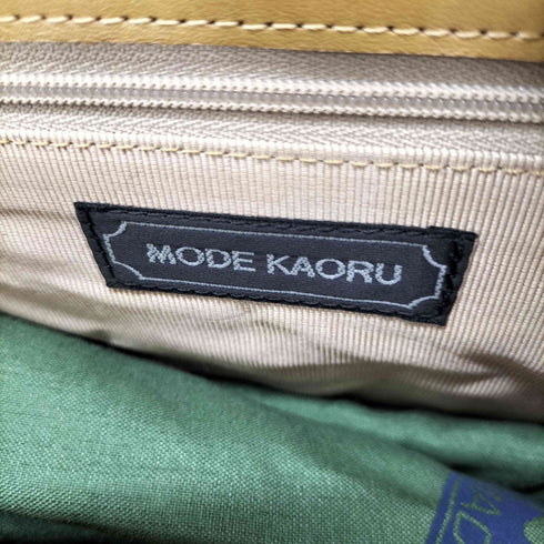 MODE KAORU ダイヤモンドパイソン レザーハンドバッグ ヘビ革 ターンロック レディース