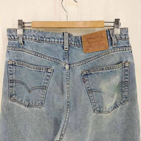リーバイス Levis グアテマラ製 ボタン裏977刻印 505 テーパードデニムパンツ メンズ 33inch