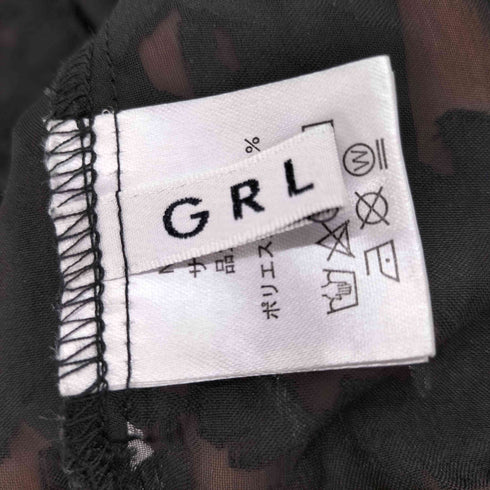 グレイル GRL 花柄シアーケープブラウス レディース FREE