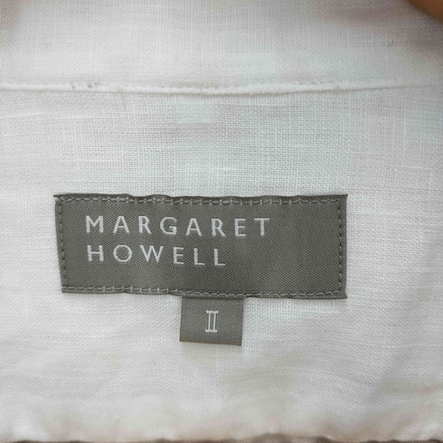 マーガレットハウエル MARGARET HOWELL リネンフェイバリットシャツ レディース 2