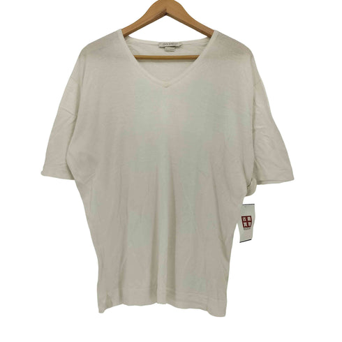 ジョンスメドレー JOHN SMEDLEY Vネック 半袖 ニット メンズ JPN:L