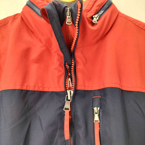 トミーヒルフィガー TOMMY HILFIGER バイカラーナイロンジャケット フードパッカブル メンズ JPN:XL