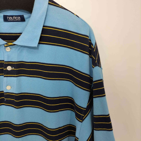 ノーティカ NAUTICA Basic Polo Shirt オ-バーサイズ半袖鹿の子ポロシャツ メンズ XXL