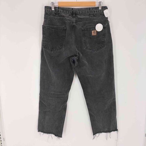 カーハート Carhartt カットオフテーパードデニムパンツ 先染め メンズ 34×34