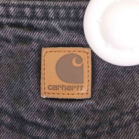 カーハート Carhartt カットオフテーパードデニムパンツ 先染め メンズ 34×34