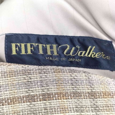 FIFTH WALKER チェック テーラードジャケット メンズ