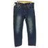 ボンダッチ Von Dutch ロゴ型押しパッチ ステッチデザイン 5ポケット ダメージデニムパンツ メンズ 33