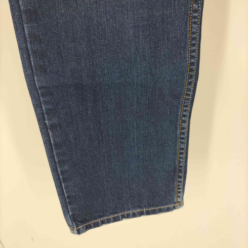 ボンダッチ Von Dutch ロゴ型押しパッチ ステッチデザイン 5ポケット ダメージデニムパンツ メンズ 33