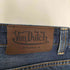 ボンダッチ Von Dutch ロゴ型押しパッチ ステッチデザイン 5ポケット ダメージデニムパンツ メンズ 33