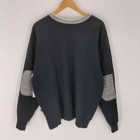 PACS PACS エルボーパッチ クルーネックスウェット メンズ 3
