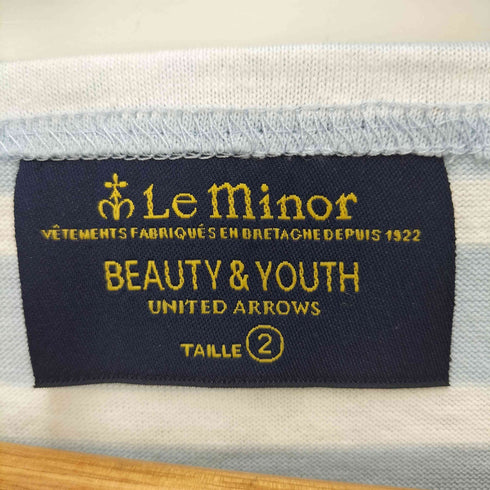 ビューティーアンドユースユナイテッドアローズ BEAUTY & YOUTH UNITED ARROWS Le Minor 別注 ボーダー TEE バスクシャツ メンズ 2