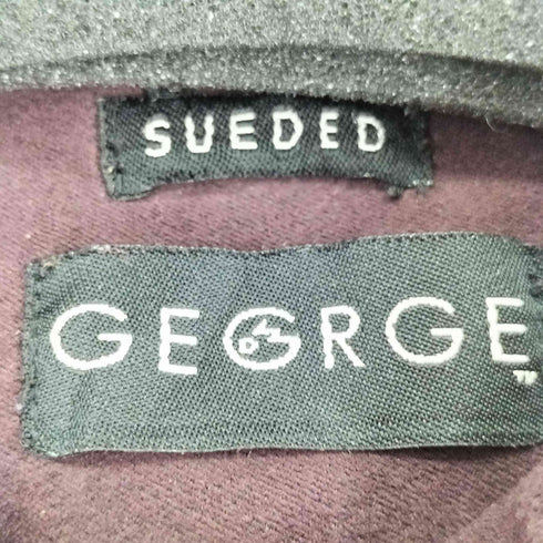 ジョージズ GEORGE SUEDED フェイクスエード 両フラップボックスシャツ メンズ JPN:L