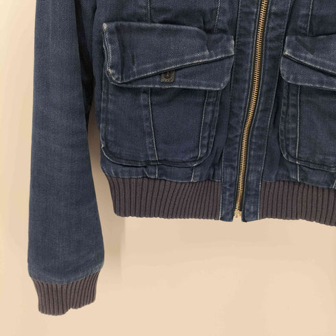 ディーゼル DIESEL ジップアップリブニットデニムジャケット メンズ import:XS