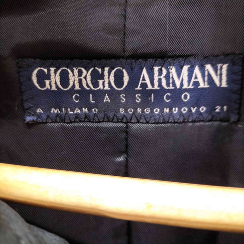 ジョルジオアルマーニ Giorgio Armani オーバーサイズドステンカラーコート メンズ