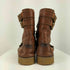 ポロラルフローレン POLO RALPH LAUREN BROCKTON ベルトレザーコンバットブーツ メンズ 9 D