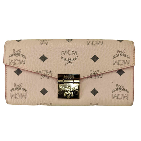 エムシーエム MCM パトリシア レザー 二つ折り長財布 レディース