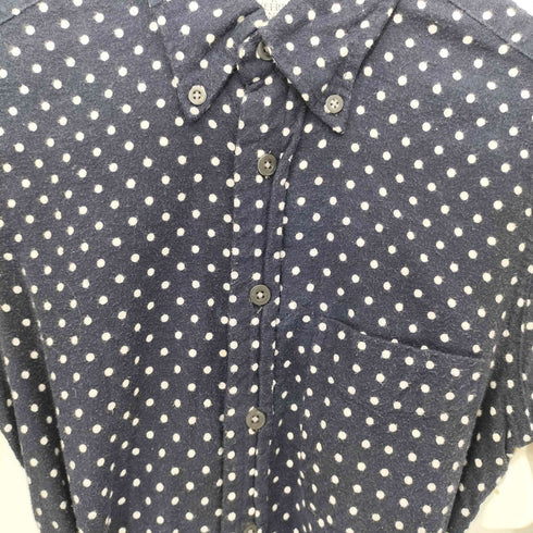 エフダブリューケーエンジニアードガーメンツ FWK engineered garments ドット柄ボタンダウンシャツワンピース レディース JPN:1