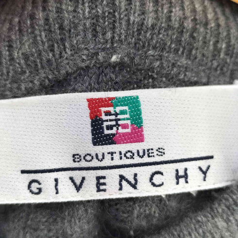 ジバンシィ GIVENCHY ロゴ刻印ボタン カシミヤ ボトルネック セーター レディース