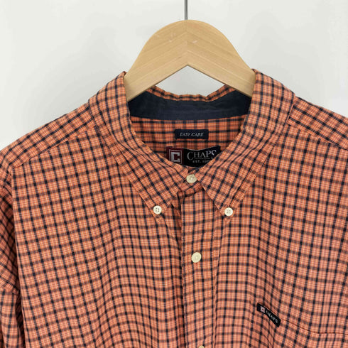 チャップスラルフローレン CHAPS RALPH LAUREN EASY CARE チェック B.D シャツ ビッグサイズ 2XLT メンズ 2XLT