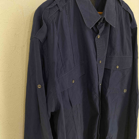 ロカウェア Rocawear エポレット レギュラーカラーシャツ メンズ 3XL