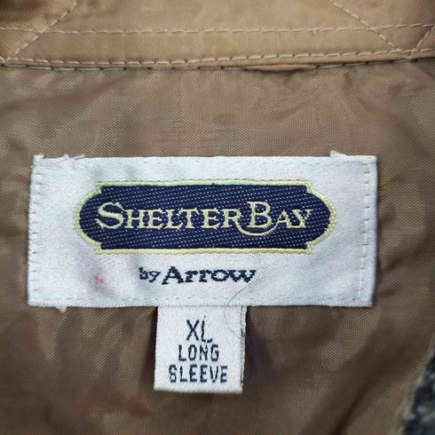 アロー ARROW SHELTER BAY グレンチェック BD ネルシャツ メンズ import:XL