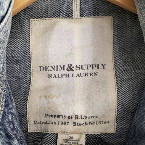 デニムアンドサプライ ラルフローレン DENIM & SUPPLY RALPH LAUREN デニムトレンチコート レディース import:XS