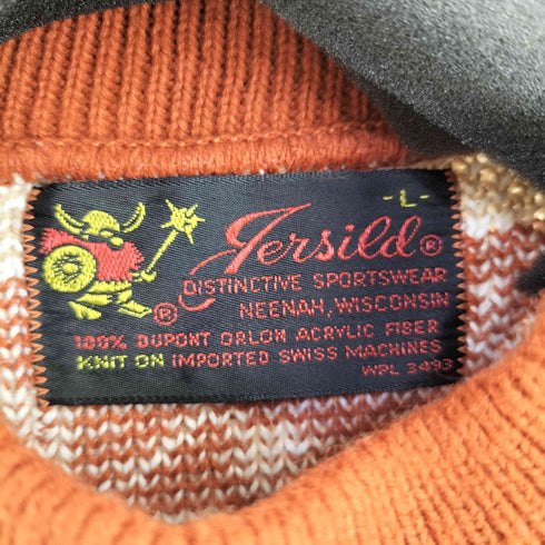 Jersild ノルディック バーズアイアクリルニット メンズ import:L