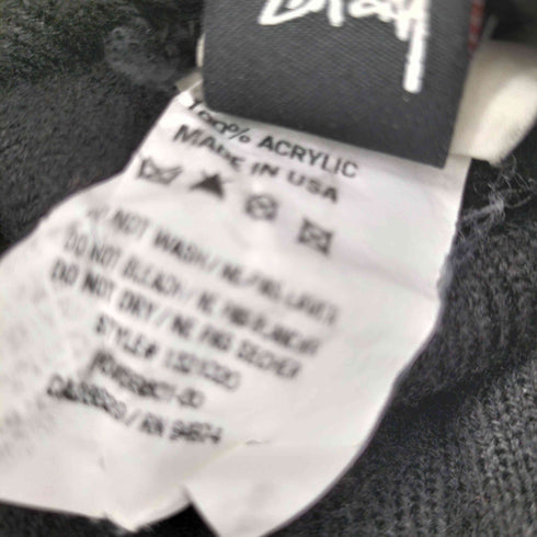 ステューシー Stussy MADE IN USA ストックロゴ アクリルビーニー メンズ