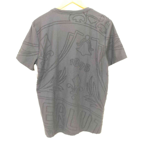 ベルルッティ Berluti 1895ロゴフロッキー刺繍tシャツ メンズ JPN:S