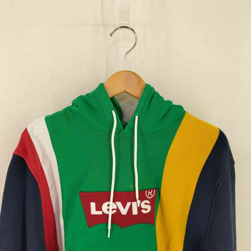 リーバイス Levis Colorblock Stripe Levi’s® Logo Hoodie メンズ import:XL