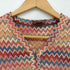 ミッソーニ MISSONI 総柄 ボタン 長袖 カットソー レディース