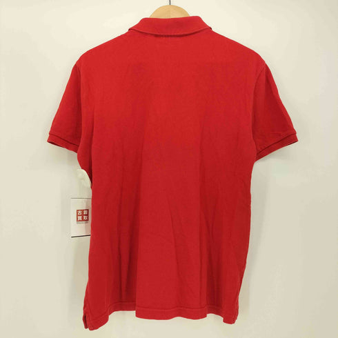 ラコステ LACOSTE SLIM FIT ロゴ刺繍 鹿の子 ポロシャツ レディース US L