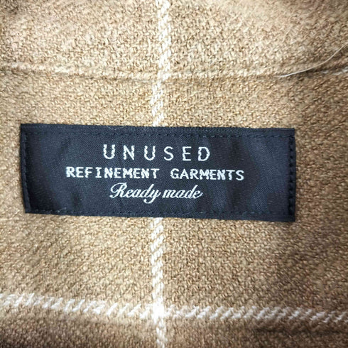 アンユーズド UNUSED 12SS チェック柄 半袖開襟シャツ メンズ JPN:2