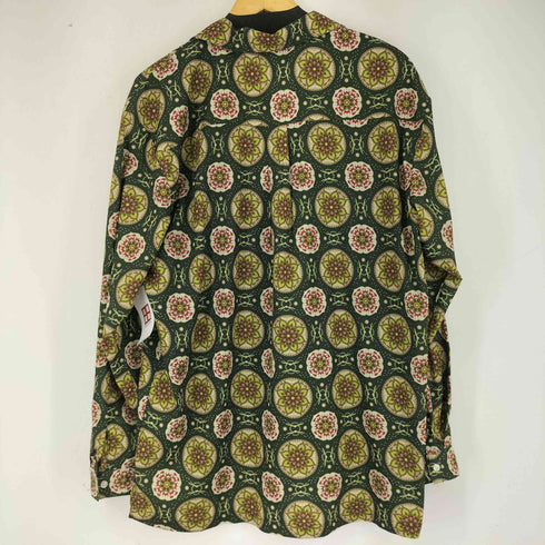 ジップファイブ ZIP FIVE 総柄 L/S オープンカラーシャツ メンズ import:XL