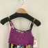 ミッソーニ MISSONI クロシェ切替 フラワープリントキャミワンピース レディース import:L