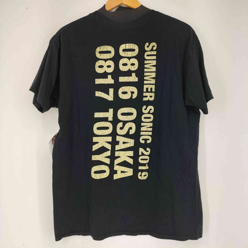 両面プリント S/S バンドTシャツ メンズ import:L