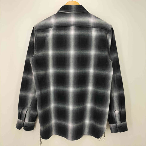ヒューストン HOUSTON OMBRE CHECK VIYELLA SHIRT メンズ JPN:L