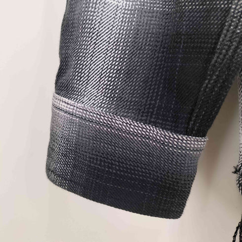 ヒューストン HOUSTON OMBRE CHECK VIYELLA SHIRT メンズ JPN:L