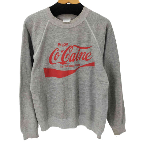 ヘインズ Hanes 80S 企業ロゴ ラグランスウェット メンズ JPN:L