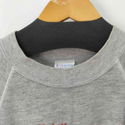 ヘインズ Hanes 80S 企業ロゴ ラグランスウェット メンズ JPN:L