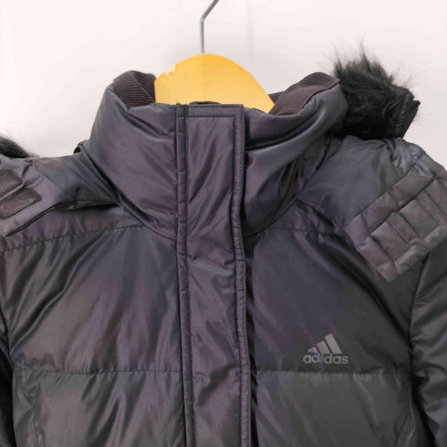 アディダス adidas ダウンロングコート フェイクファー ベンチコート レディース JPN:M